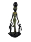 Preview: Bronze-Skulptur "Frau mit Kindern" by Issouf